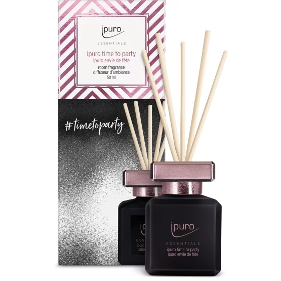 ipuro Classic Noir Room Fragrance - Room Fragrance with Oriental Effect -  Air Freshener with High-Quality Ingredients 240 ml - Made of Glass with  Rattan Sticks. : : Health & Personal Care